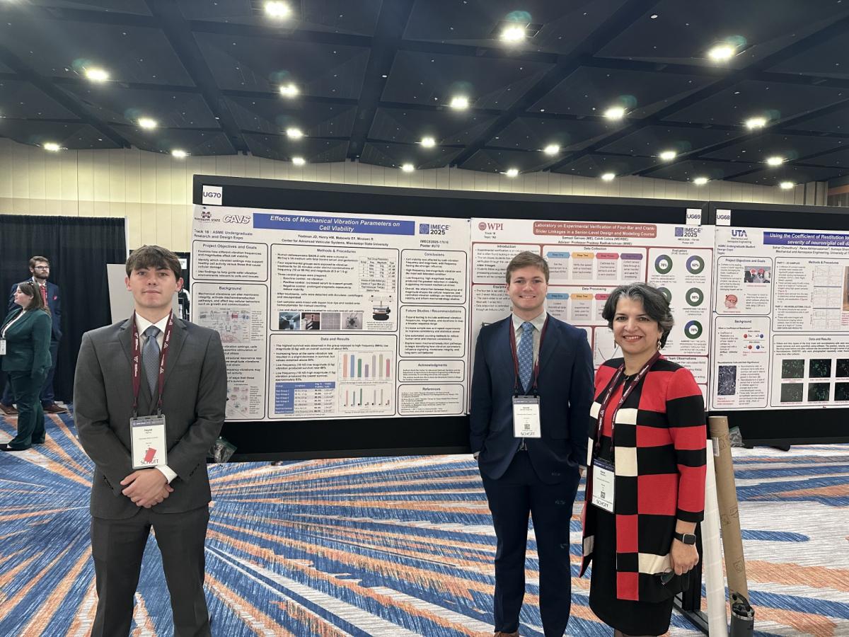 SHC's Yeatman, Henry, win first place at ASEME IMECE Undergraduate Expo